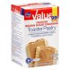 value toaster pastry frosted brown sugar cinnamon