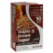instant oatmeal maple & brown sugar