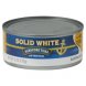 solid white albacore tuna in water