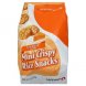 mini crispy rice snacks cheddar flavored