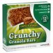granola bars crunchy, oats & honey