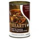 Safeway hearty beef & country style vegetable soup Calories