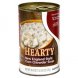 Safeway hearty new england style clam chowder soup Calories