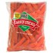 carrot sticks peeled