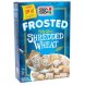 cereal shredded wheat, frosted, bite size