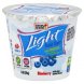 light yogurt non fat blended blueberry