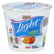 light yogurt non fat blended peach