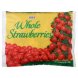 Stop & Shop strawberries whole unsweetened Calories