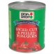 Stop & Shop tomatoes diced cut and peeled Calories