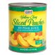 Stop & Shop yellow cling peaches slices in juice Calories