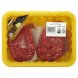 Stop & Shop beef patties with cheese, pepper & onion Calories