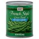green beans french style, no salt added