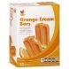 Stop & Shop cream bars orange Calories