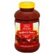 Giant Supermarket thick & rich spaghetti sauce flavored with meat Calories