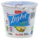 Giant Supermarket light yogurt nonfat, pina colada Calories