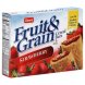 Giant Supermarket fruit & grain cereal bars strawberry Calories