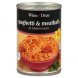 spaghetti & meatballs in tomato sauce