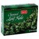 Giant Supermarket leaf kale chopped Calories