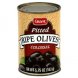 Giant Supermarket ripe olives pitted, colossal Calories