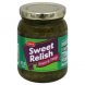 Giant Supermarket sweet relish sweet & tangy Calories