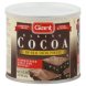 Giant Supermarket baking cocoa Calories