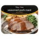 pork roast seasoned, with gravy