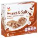 Giant Supermarket sweet & salty granola bars chewy, almond Calories