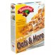 Hannaford oat & more wiith honey toasted multigrain flakes with honey oat clusters Calories