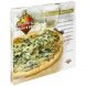 on the go bistro pesto and basil pizza