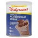 Walgreens nutritional shake complete, creamy chocolate, powder Calories