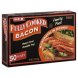 H-E-B fully cooked bacon family pack Calories