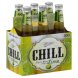 chill beer light, with lime