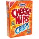 Cheese Nips crisps baked snack crackers Calories