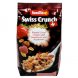 swiss crunch muesli cereal swiss crunch cereal, with strawberries and raspberries