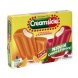 ice cream bars orange & raspberry flavored sherbet