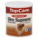 TopCare slim supreme shake mix delicious chocolate Calories