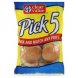 Clear Value pick 5 sausage & biscuits fully cooked Calories