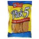 pick 5 chicken patties fully cooked