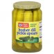 pickle spears kosher, dill