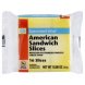 Guaranteed Value imitation pasteurized process cheese food american sandwich slices Calories