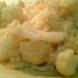cauliflower, frozen, cooked, boiled, drained, with salt