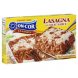 On-Cor classics lasagna with meat sauce, family sauce Calories