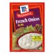 Mccormick french onion french onion dip mix Calories