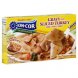 On-Cor traditionals gravy and sliced turkey dark & white, family size Calories
