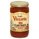 Victoria red clam sauce with extra virgin olive oil Calories