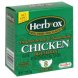 Herb-ox bouillon packets, chicken flavor Calories