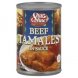 tamales beef, in sauce