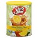 ShurFine iced tea mix natural lemon flavor Calories