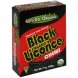 black organic licorice chews