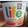 cinnamon life cereal with skim milk